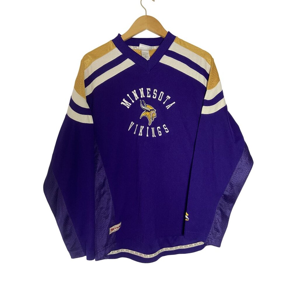 Minnesota Vikings NFL Pullover Jersey Sweatshirt XL By Mighty Mac Sports